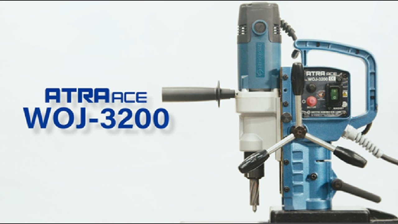 [NITTO KOHKI] ATRA ACE WOJ-3200 : Portable Magnetic Base Drilling Machine