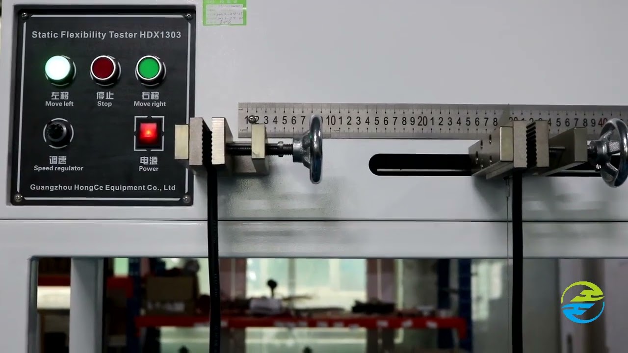 IEC60245-2 Cable Testing Equipment Static Flexibility Tester Clamp Height 1.5m
