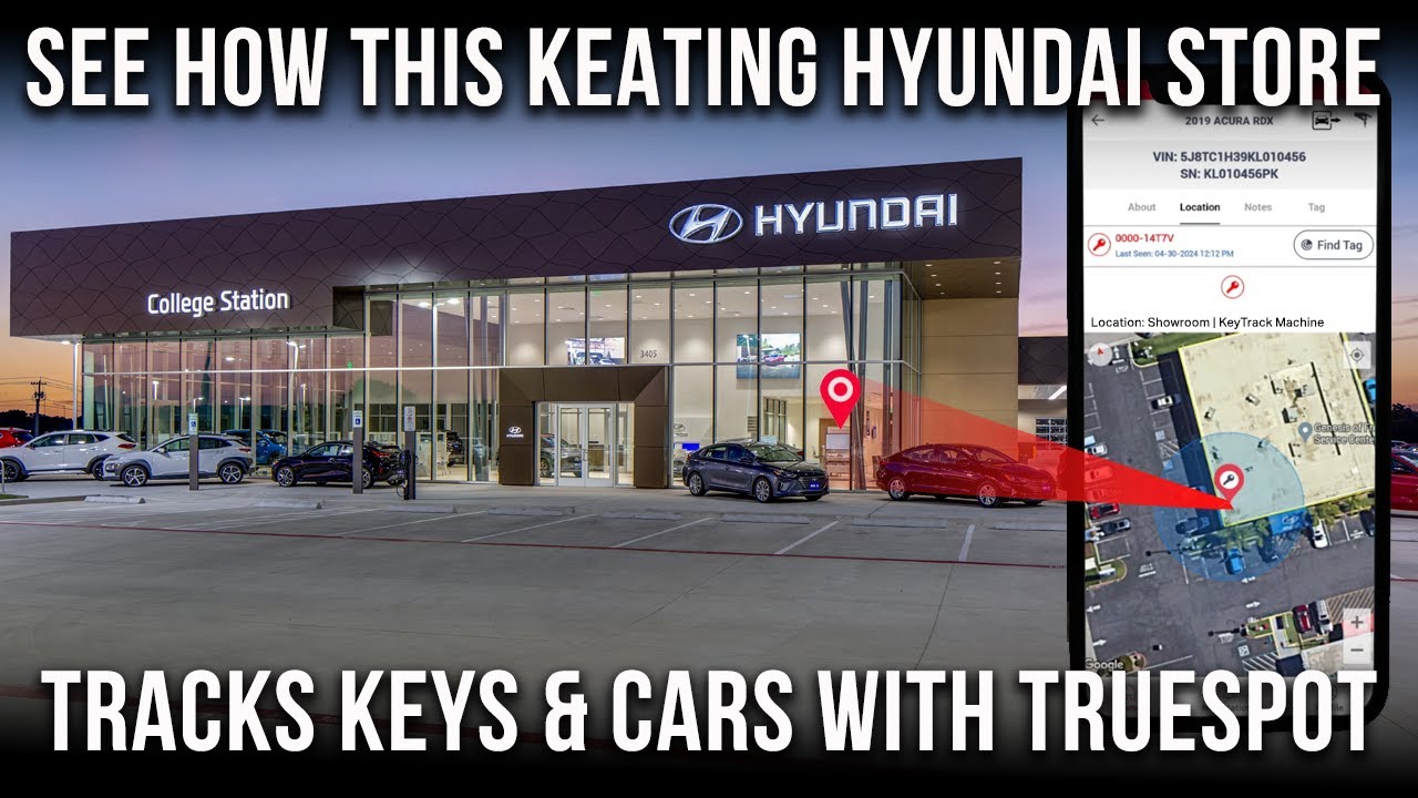 College Station Hyundai Track Keys and Cars with TrueSpot