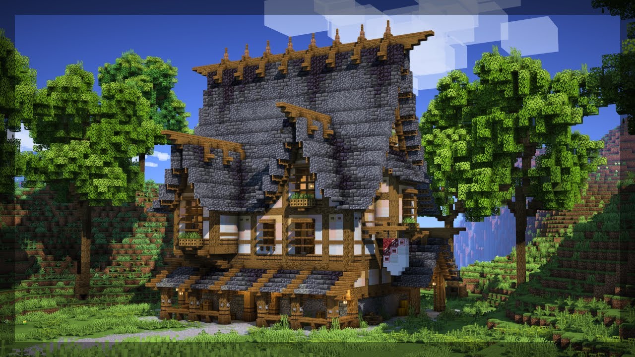 I Built the COZIEST Medieval Tavern in Minecraft!