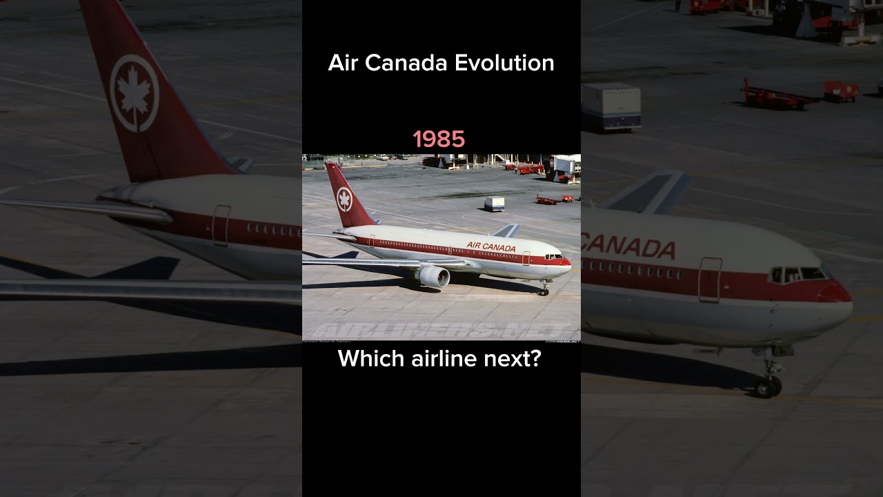 Air Canada Evolution#edit#boeing#airbus#aviation#avgeeks#a320#plane#fypシ#fyp#aircanada#787#737#767