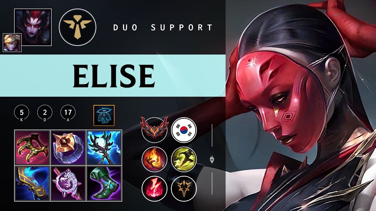 Elise Support vs Rell - KR Grandmaster Patch 26.01