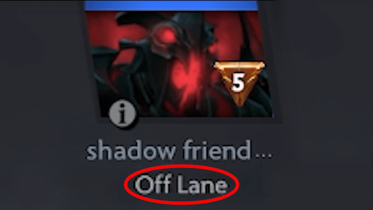 Я нашел интересный способ играть за Shadow Fiend.