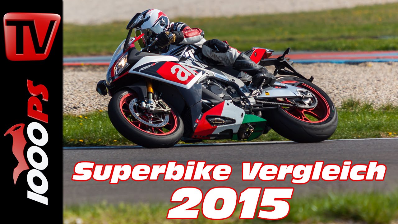 Aprilia RSV4 RF Test 2015 - 1000cc Vergleich | Bestes Superbike?