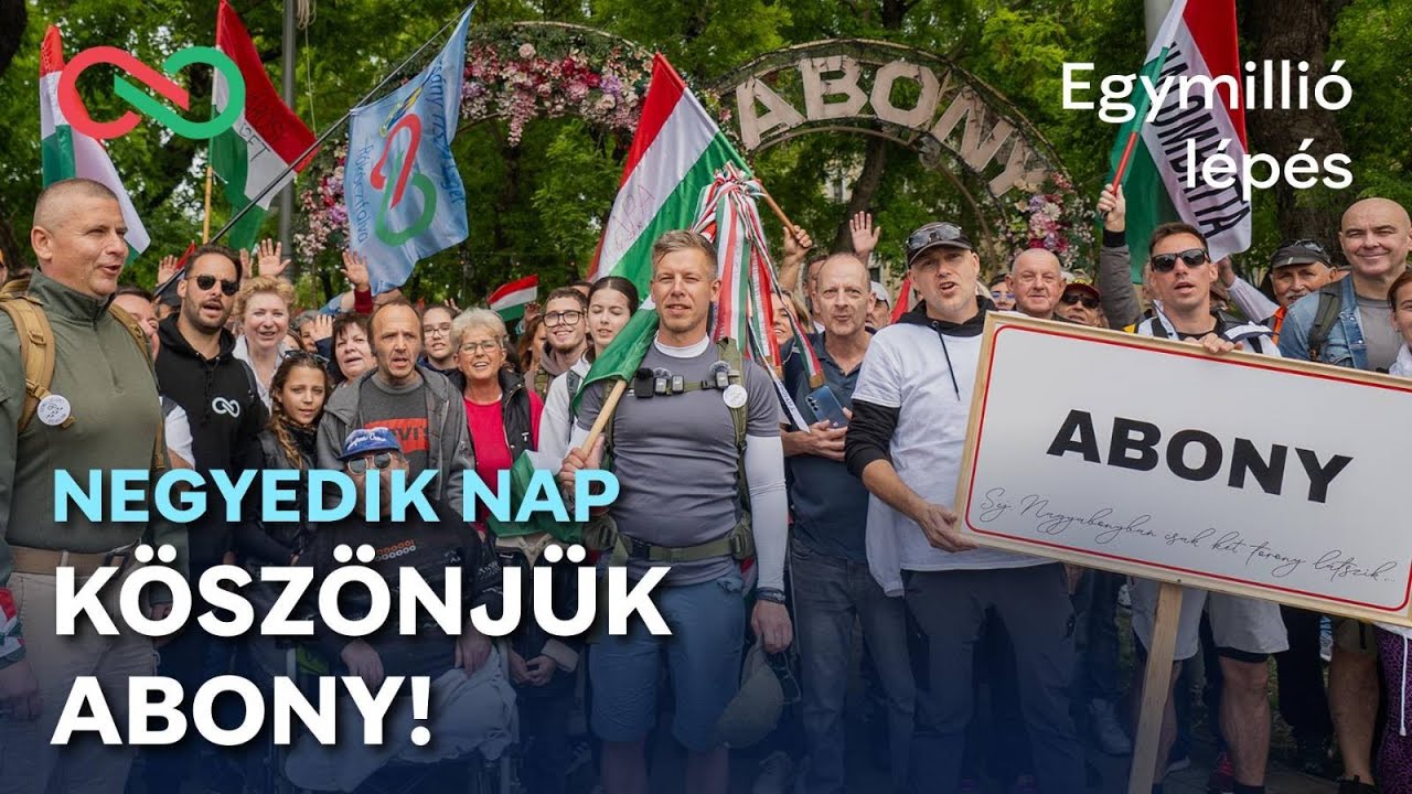 K&ouml;sz&ouml;nj&uuml;k, Abony!