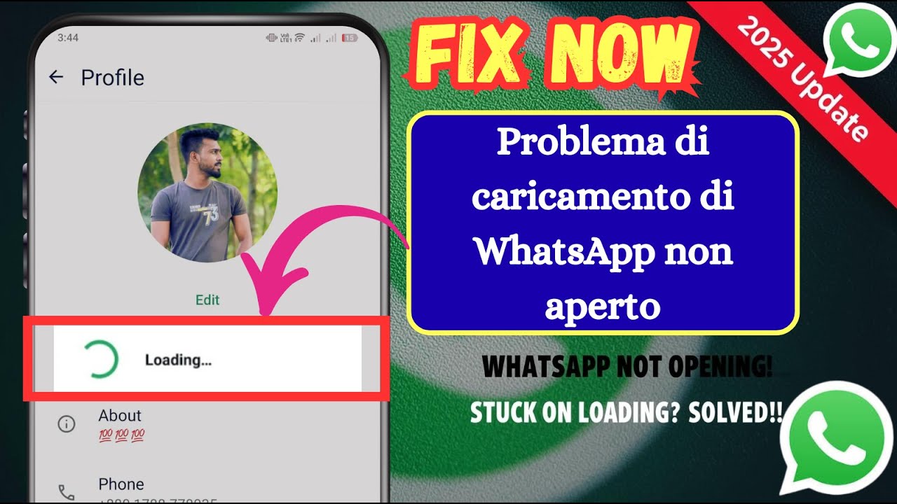 Risolvi il problema di caricamento di WhatsApp non aperto 2025