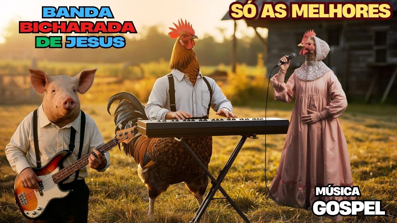 Só as melhores BANDA BICHARADA DE JESUS pisadinha gospel