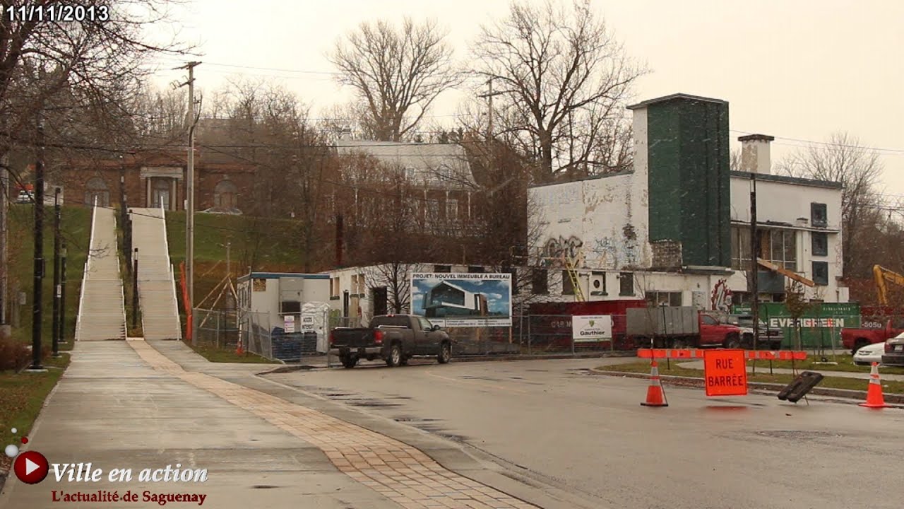Le centre-ville de Chicoutimi, en pleine métamorphose