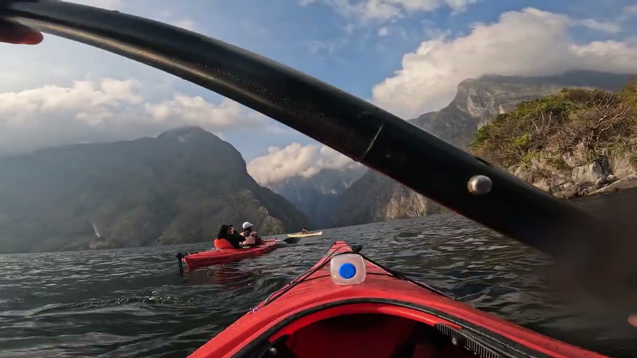 Remando un poco 