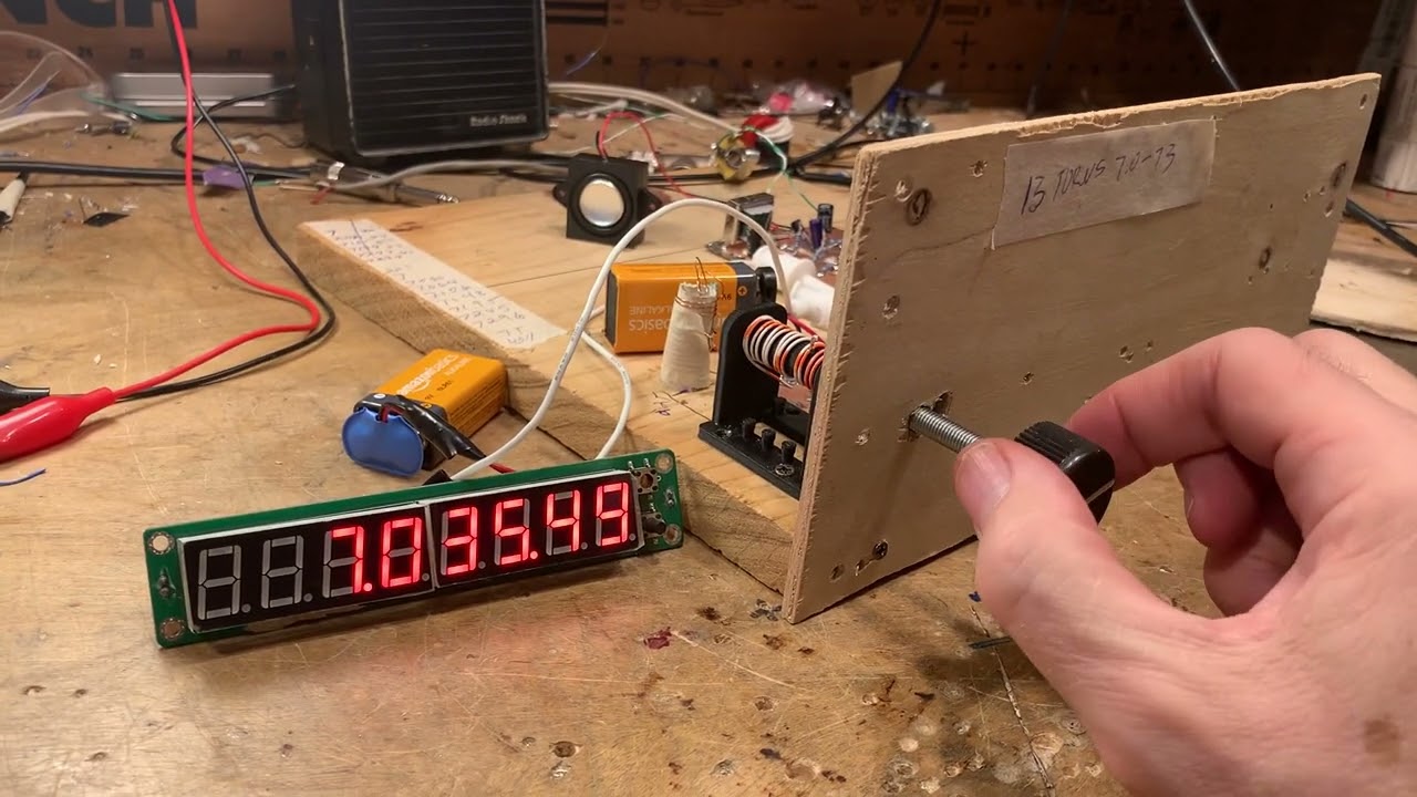 Tuning Mod to Direct Conversion PTO — 40 Meter Bandscan