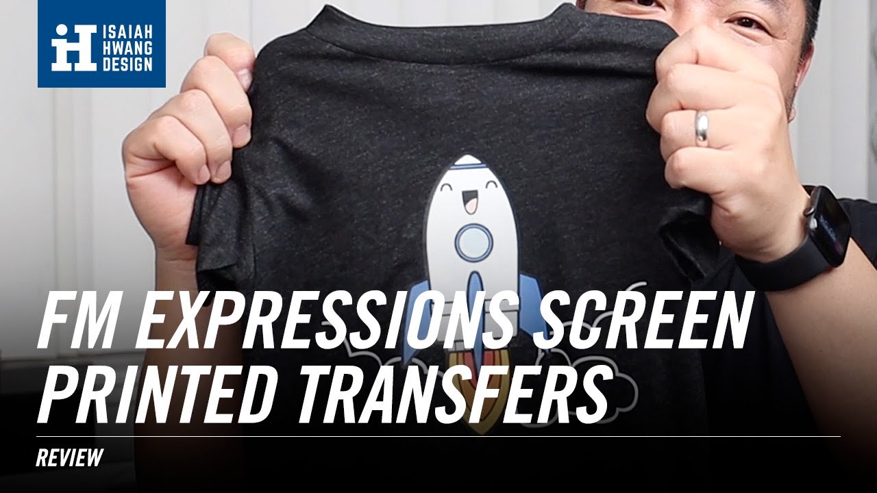 Review - FM Expressions Screen Printed Transfers. Print Quality Custom T-shirts from Home