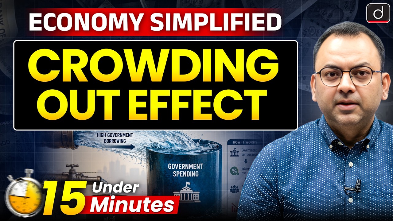 Crowding Out Effect Explained | Economy Simplified | Indian Economy for UPSC | Drishti IAS English