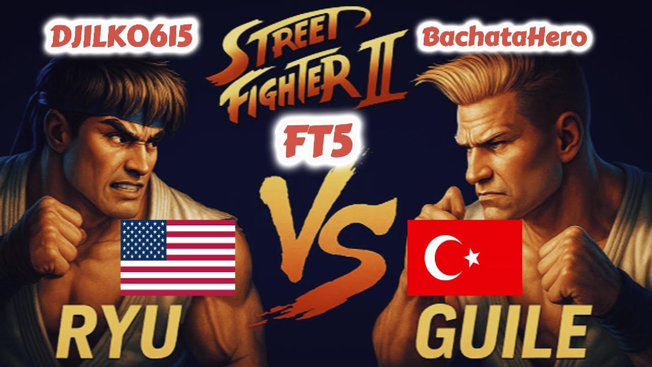 Street Fighter II': Champion Edition -  BachataHero  vs DJILK0615 - FT5 -1080P/60FPS - 30.08.2025