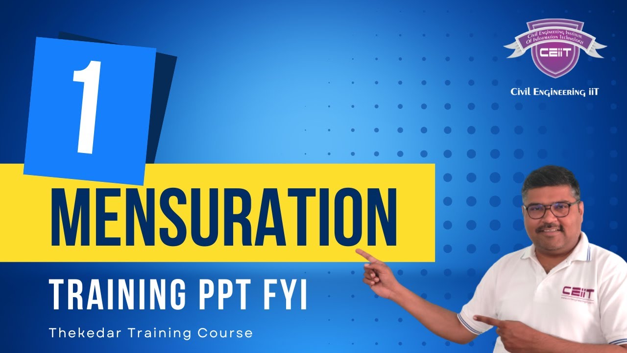 Meter, mm, FPS, Guntha, Yard Mensuration Part 1, MSBVE, Construction Supervisor, Thekedar Training