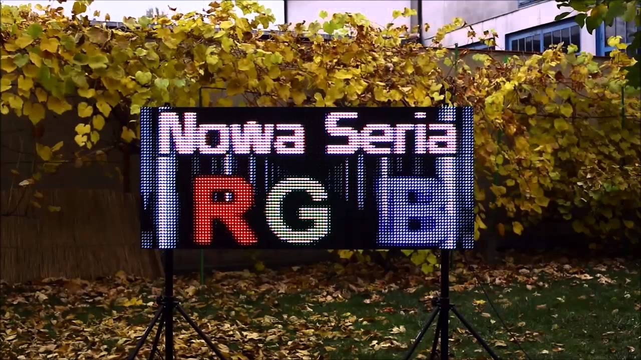 Seria RGB 180x77cm - Tablica Ekran  LED