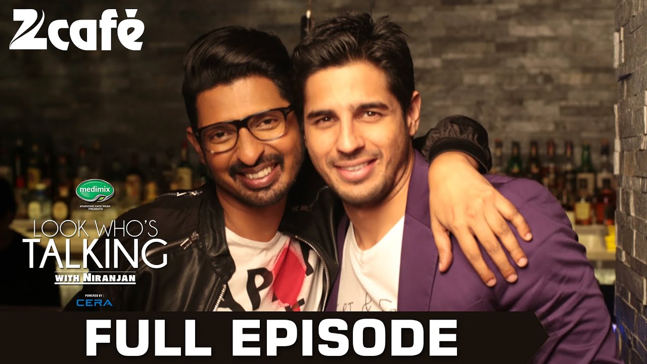 Handsome Hunk  - Sidharth Malhotra Look Who’s Talking Bollywood Celebrity Talk Show Zee Café