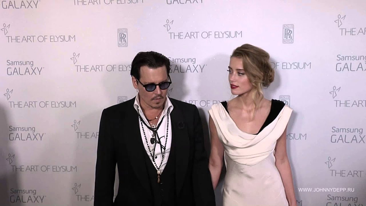 Johnny Depp and Amber Heard attended Art of Elysium gala