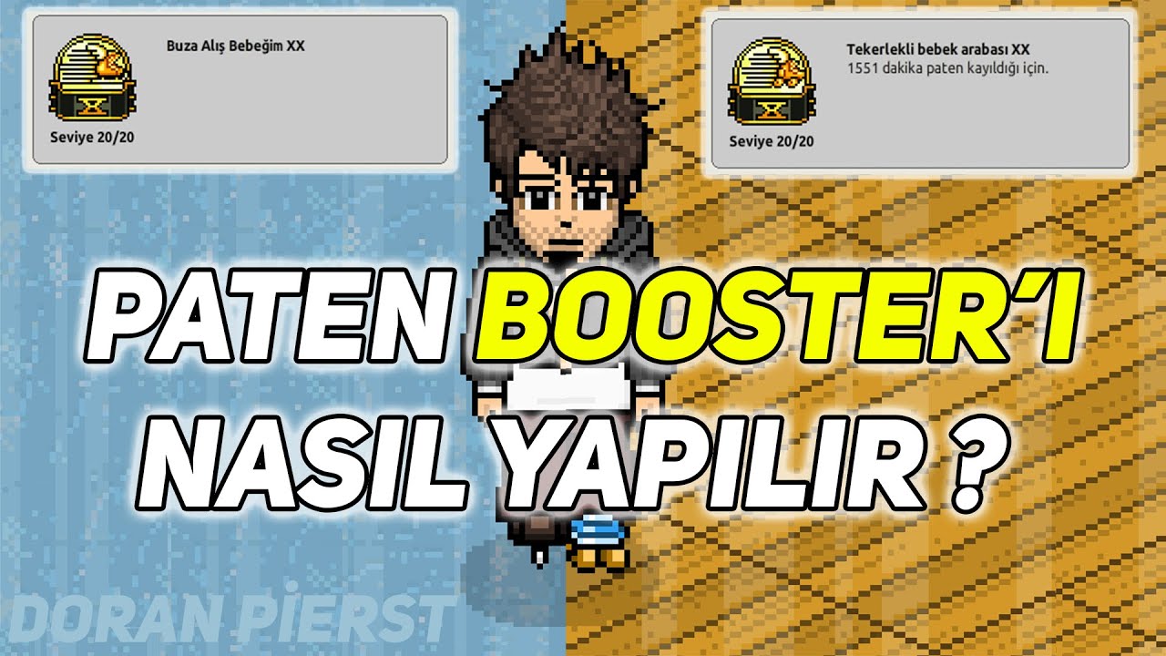 HABBO'DA BUZ PATENİ VE PATEN PİSTİ BOOSTER'I NASIL YAPILIR?