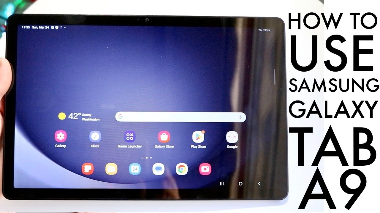 Как пользоваться Samsung Galaxy Tab A9! (Полное руководство для начинающих)