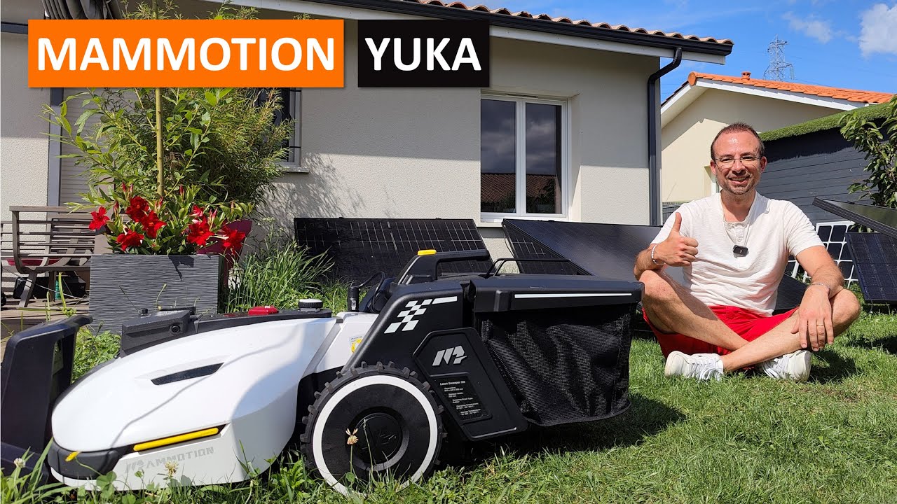 Mammotion Yuka en TEST ❤️ Tond et ramasse l'herbe !