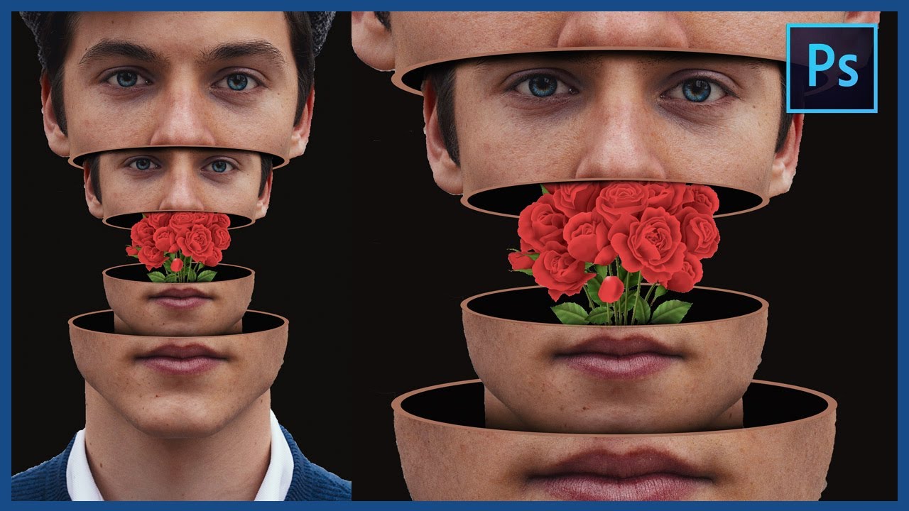 [ Photoshop Manipulation ] HOLLOW HEAD EFFECT -  Editing Tutorial