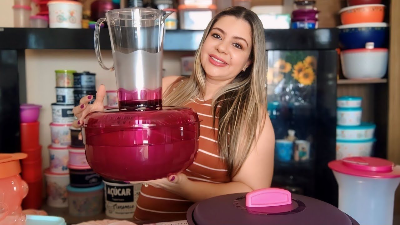 ABRINDO CAIXA TUPPERWARE SEMANA 40 VITRINE 10 - @DanielaCostaOficial