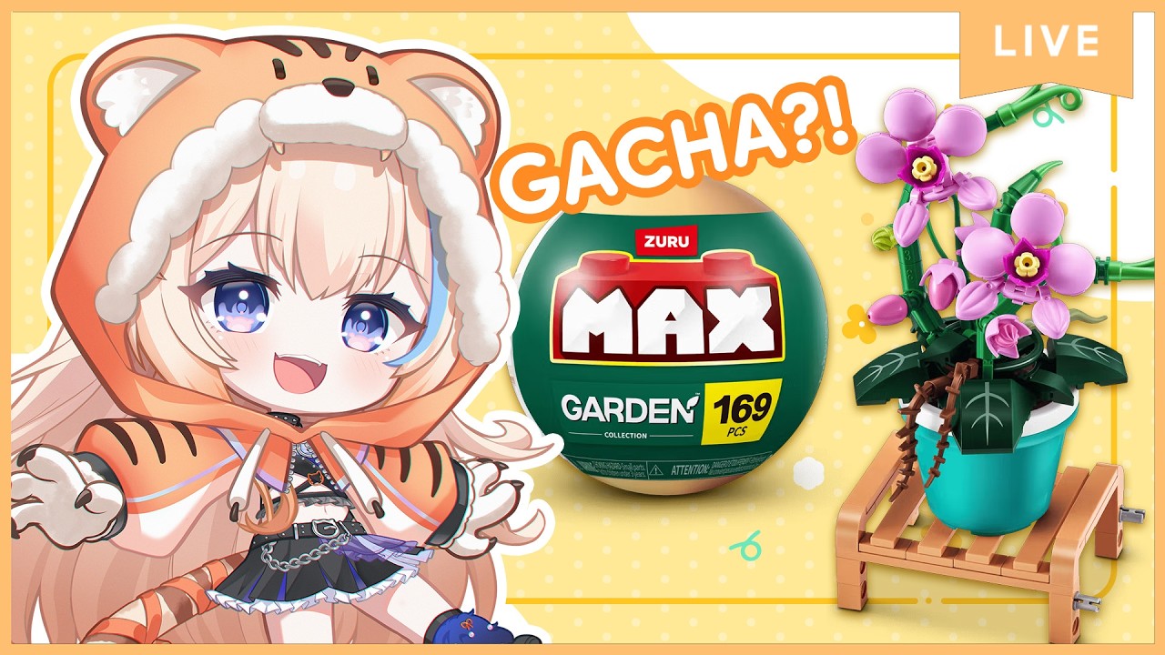 There's a gacha building block?!?!【HANDCAM】
