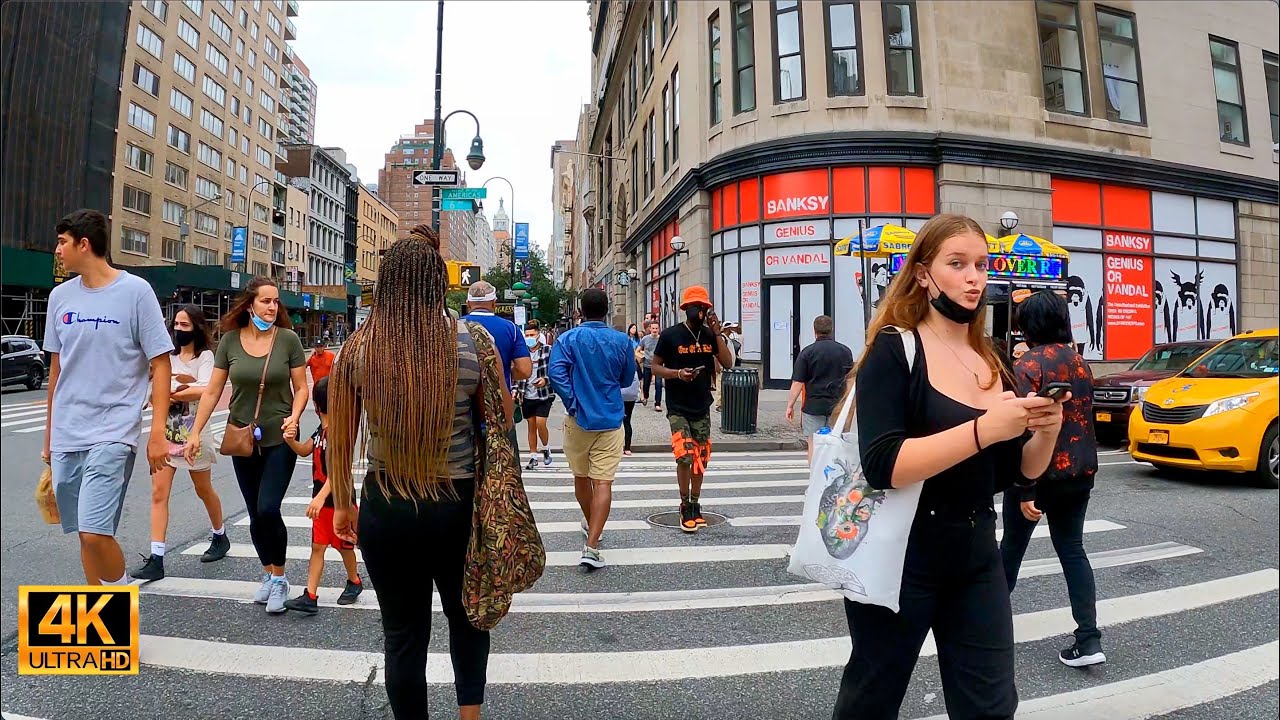 [4K] Walking 14th Street Manhattan New York