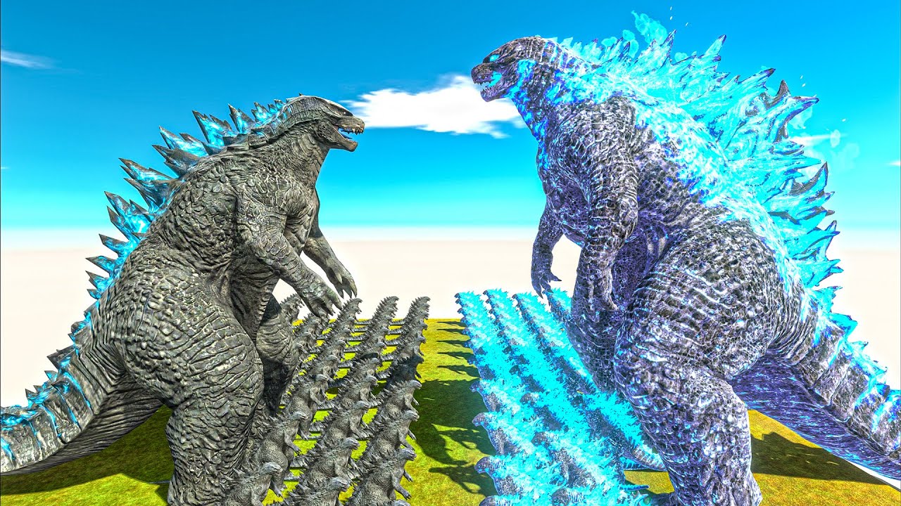 Godzilla 2014 Evolution Size VS Supercharged Godzilla Evolution Size | From Smallest to Biggest