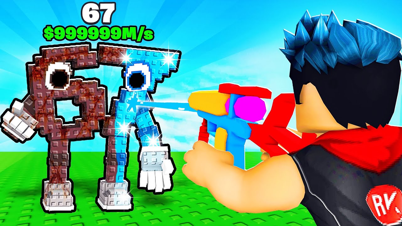 JE NETTOIE DES BRAINROTS SALES POUR GAGNER DES MILLIARDS PAR SECONDE DANS ROBLOX..
