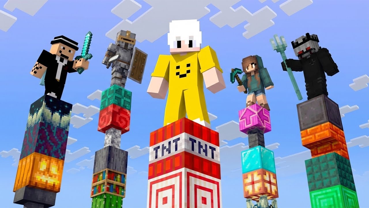MİNECRAFT AMA RASTGELE EŞYALAR GELİYOR