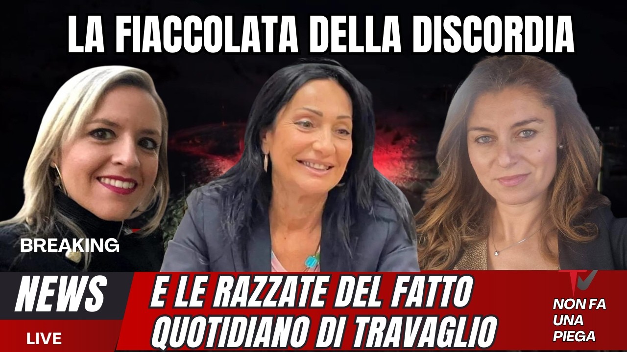LA POLEMICA SULLA FIACCOLATA TRICOLORE SECONDO IL FATTO QUOTIDIANO.