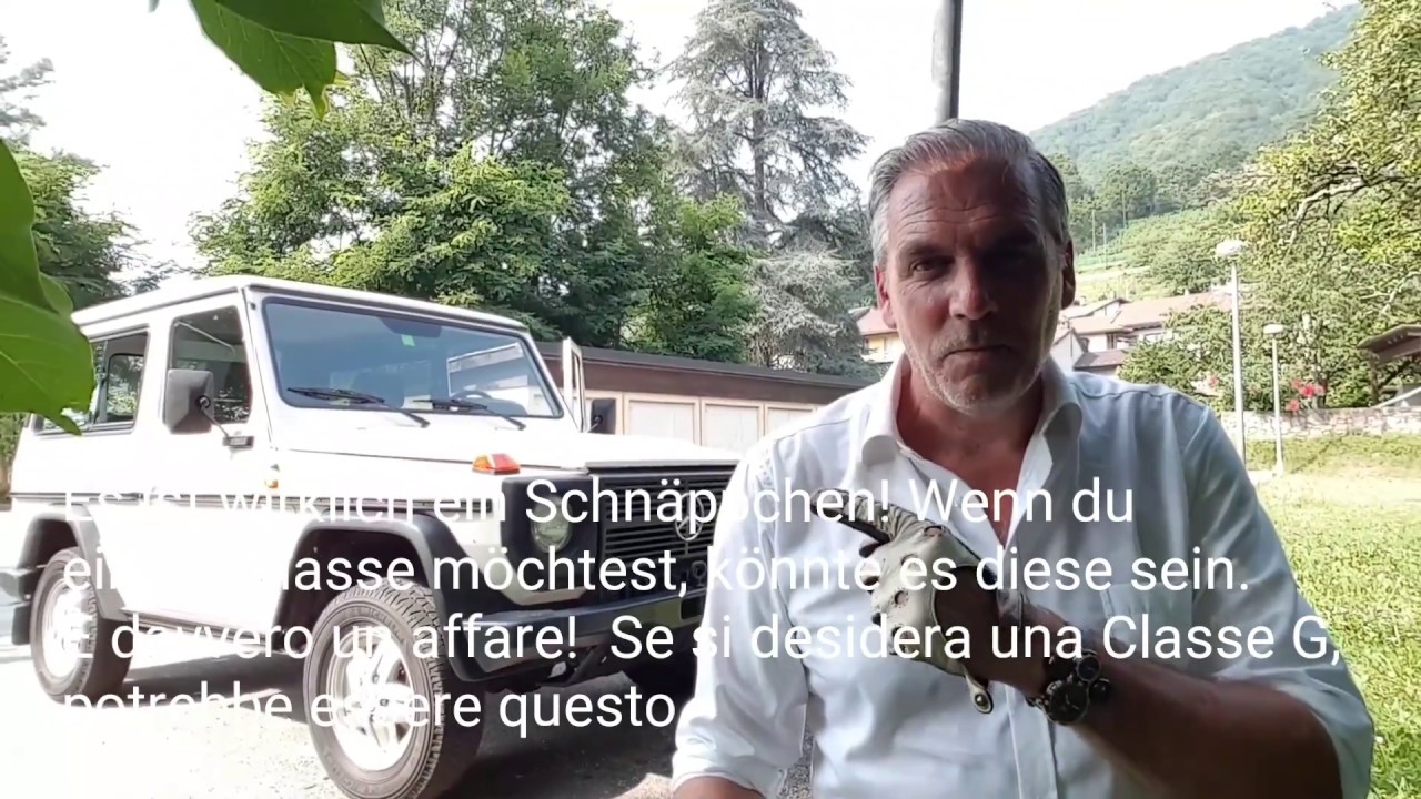 Puch 230 GE Mercedes-Benz G Driving With Gloves Deutsche Untertitel Sottotitoli Italiano