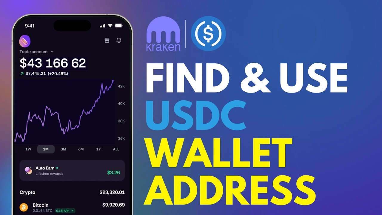 Приложение Kraken &mdash; Как найти и использовать адрес кошелька USDC (инструкция)