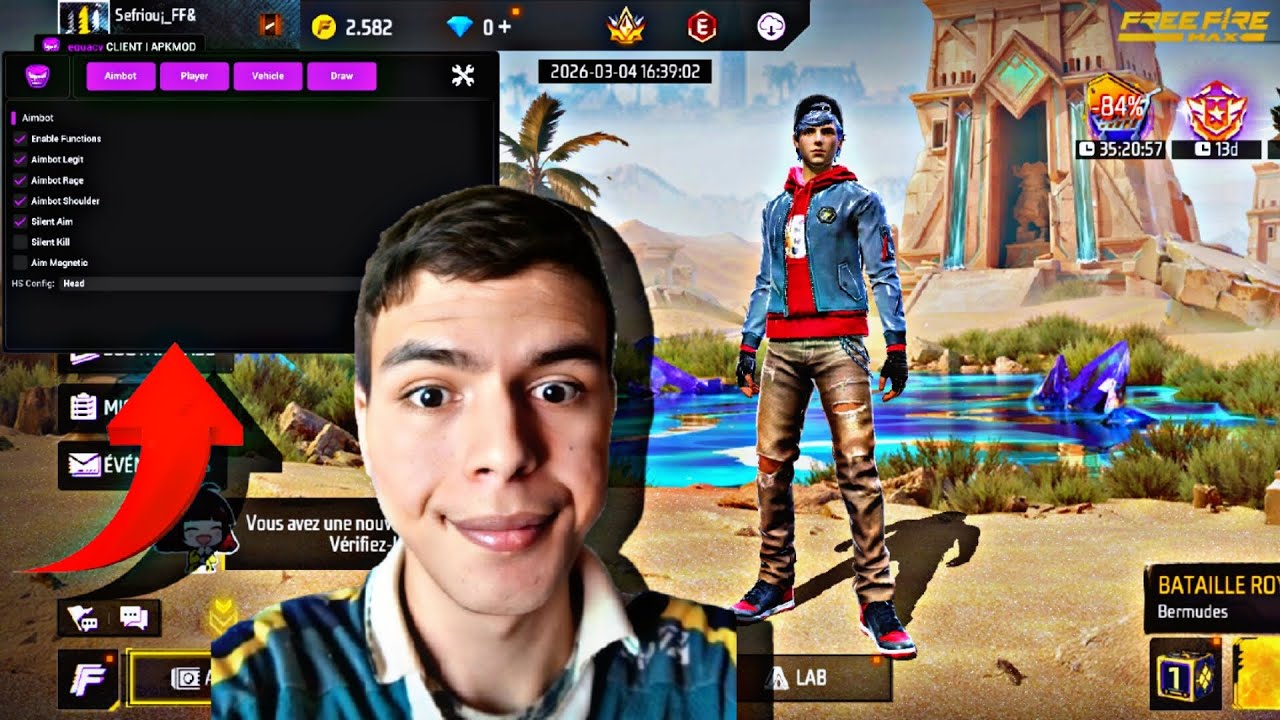 🚨أقوى زيت فري فاير🎯بدون باند❌️للحساب الأساسي☠️ ف2026 DRIP CLIENT😱🔥