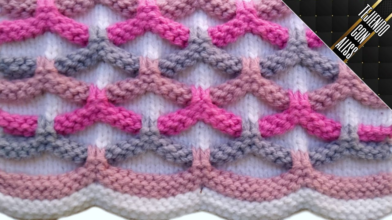 #339 - TEJIDO A DOS AGUJAS / knitting patterns / Alisson Aldave