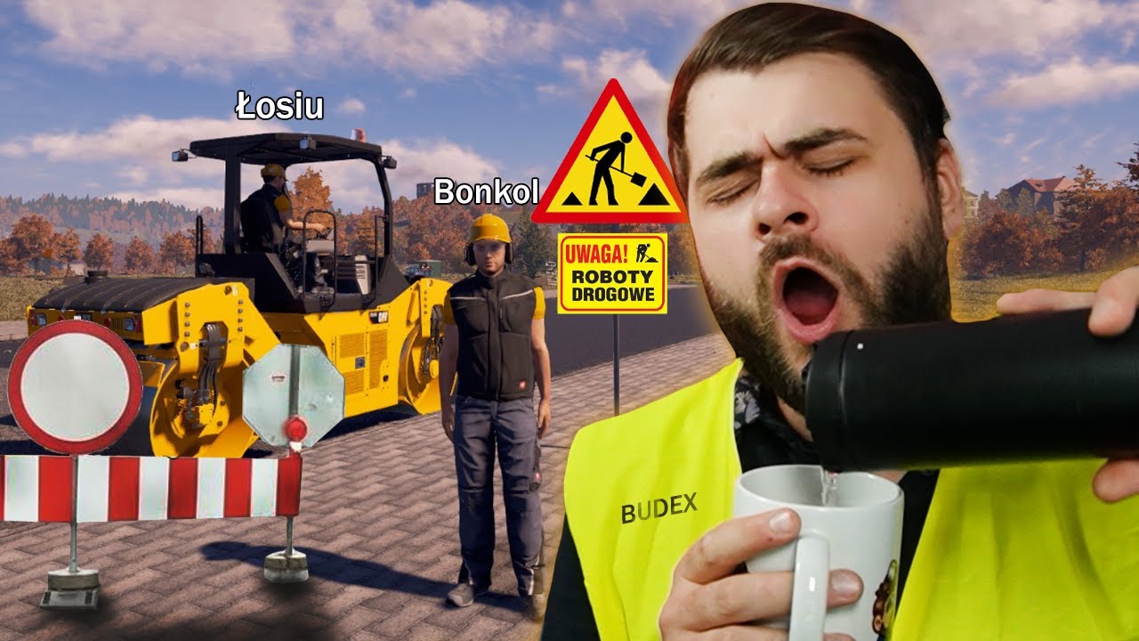 Kładziemy asfalt i remontujemy drogi! Multiplayer w Construction Simulator