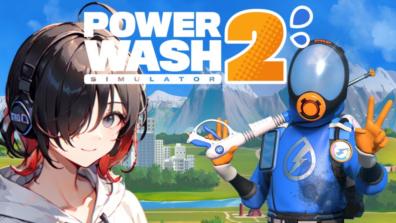 【PowerWash Simulator 2】眠たくなるまでお掃除配信