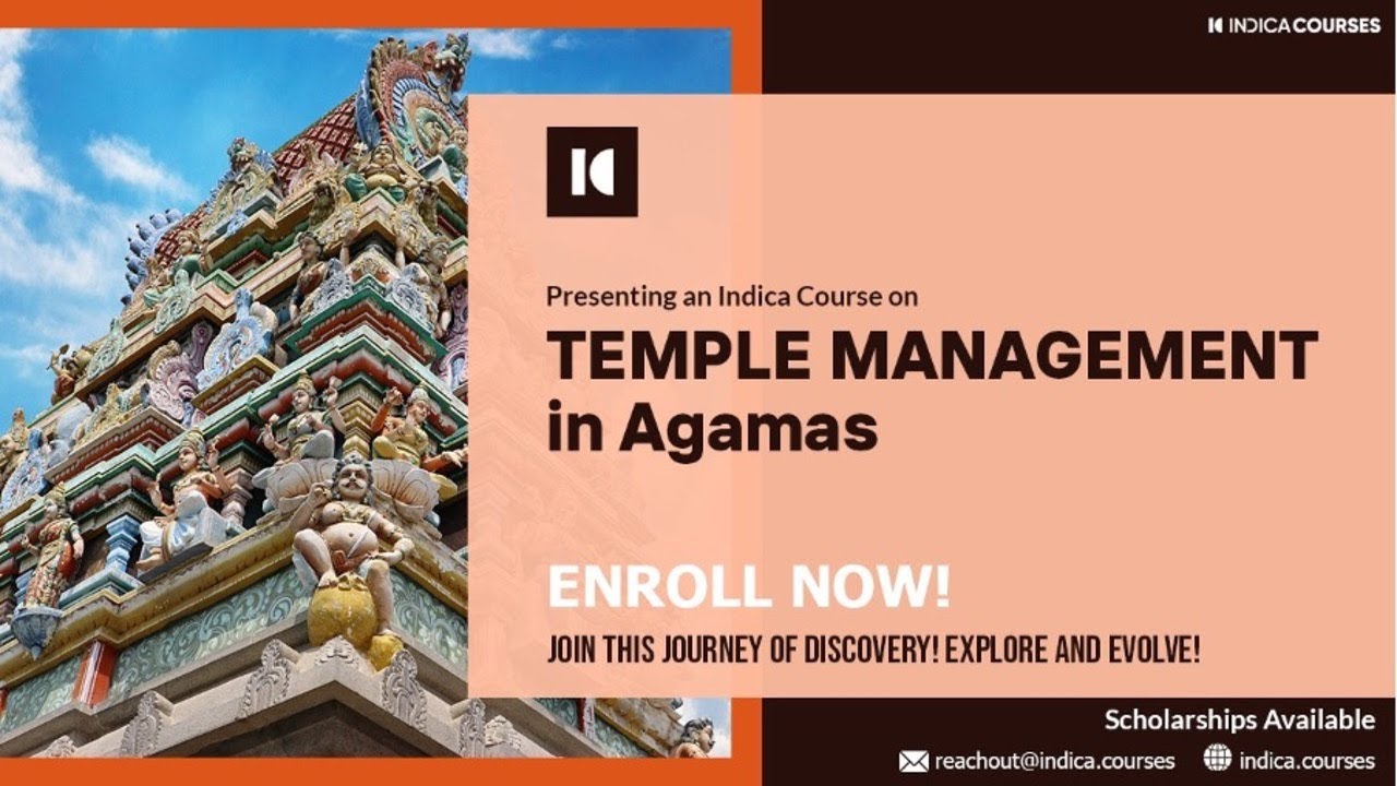 #INDICACOURSES Temple Management in Agamas