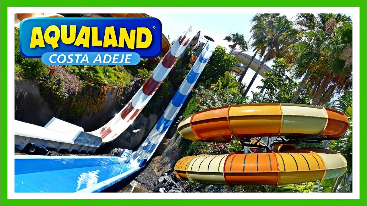 🌊 AQUALAND Costa Adeje 2022 | ¡¡Todos los toboganes!! ✅ Tenerife | España | Spain Water Park