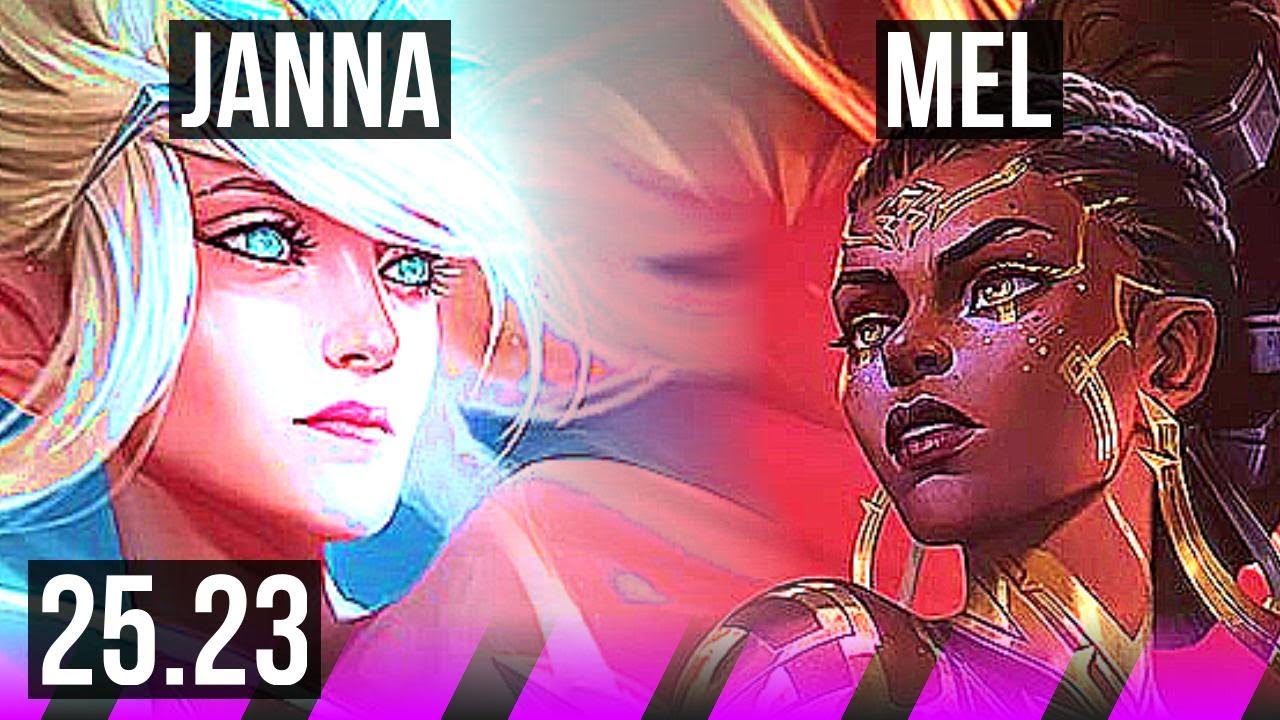 JANNA & Draven vs MEL & Jinx (SUP) | EUW Master | 25.23