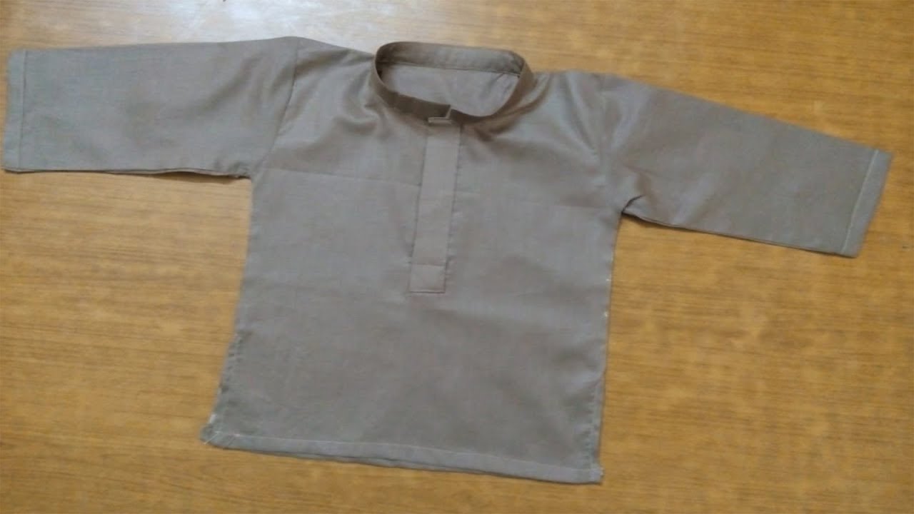 Baby Boy Kameez Stitching Method | 6 Month Child Kameez(Shirt) Stitching Step by Step | Part 2