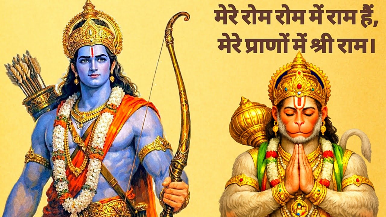 तेरे रोम रोम राम हैं, मेरे प्राणों में श्री राम | श्री राम भजन | Mere Tan Man me Ram