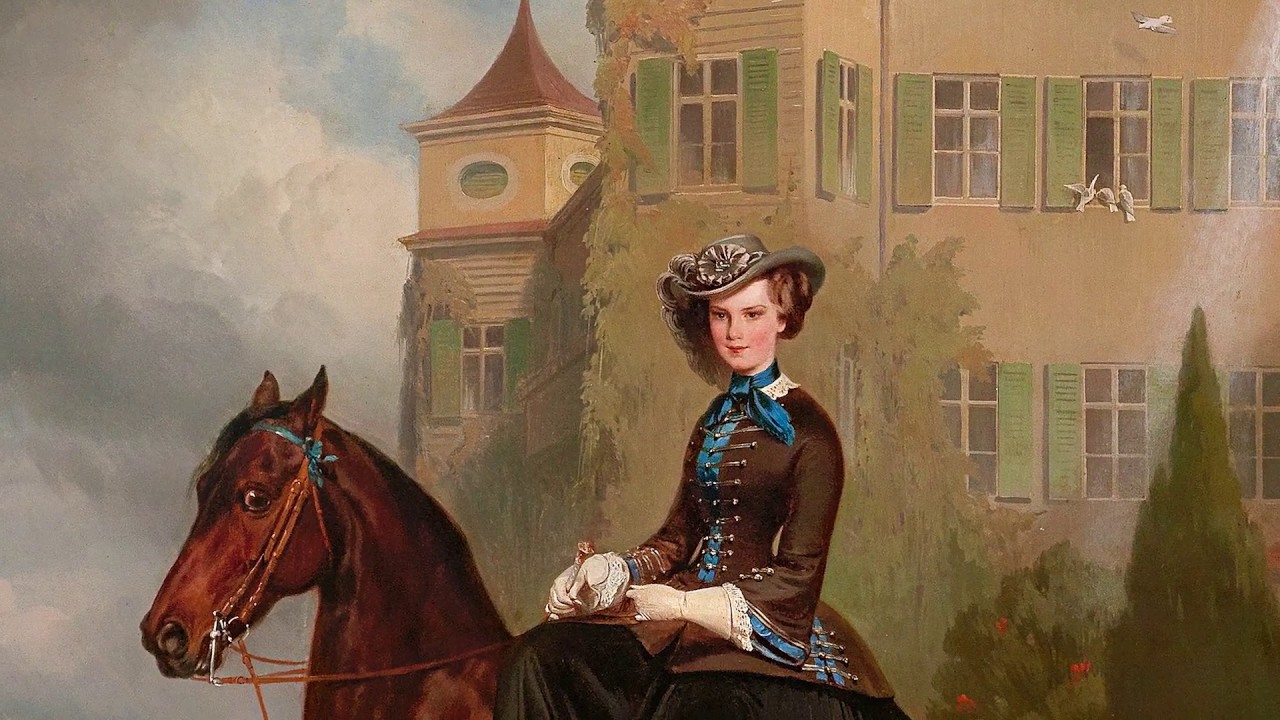 Carl Theodor von Piloty und Franz Adam | Kaiserin Elisabeth von Österreich als Braut zu Pferd