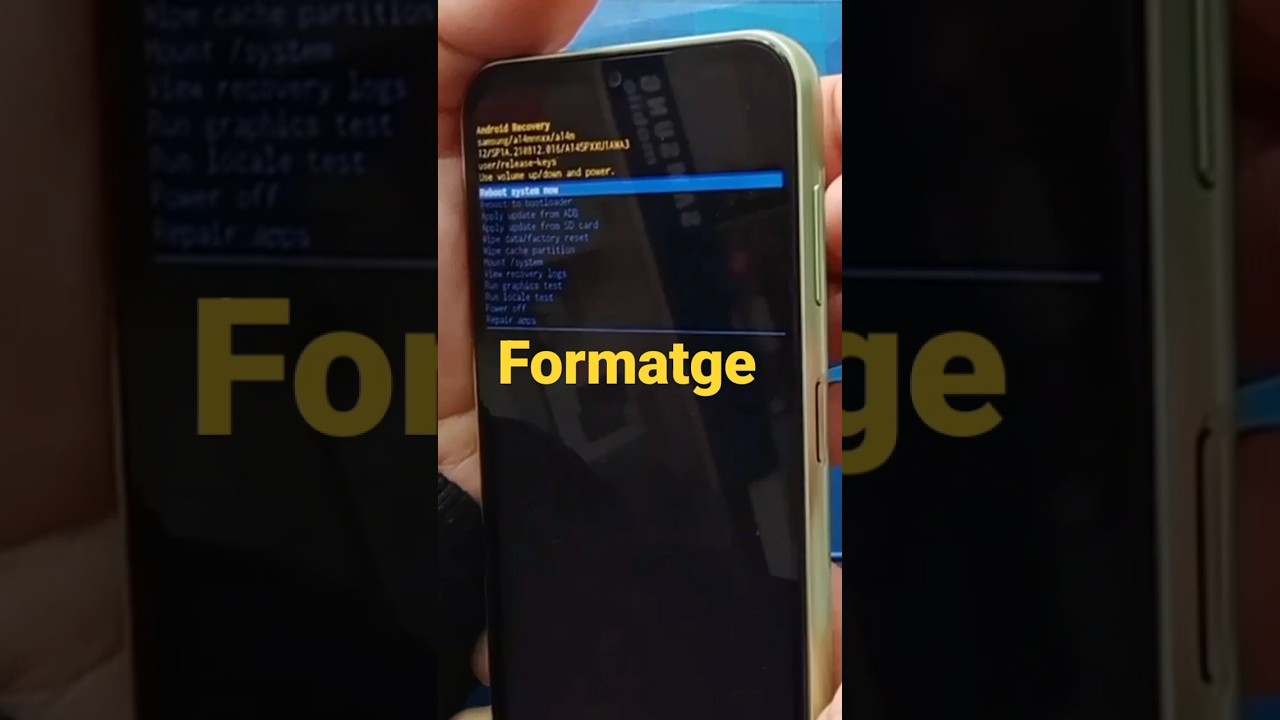 comment faire un formatage pour Samsung Galaxy A14