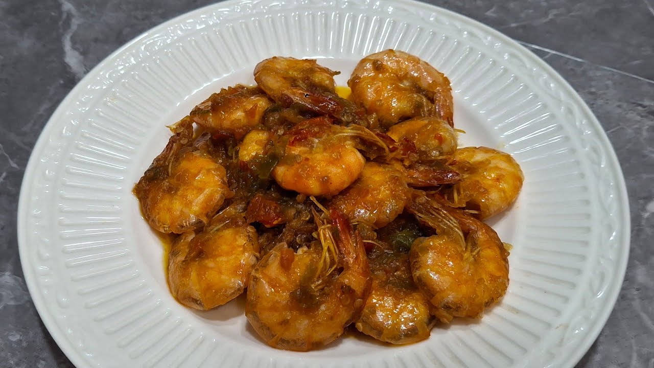 Cara membuat resep UDANG SAMBAL PEDAS Enak