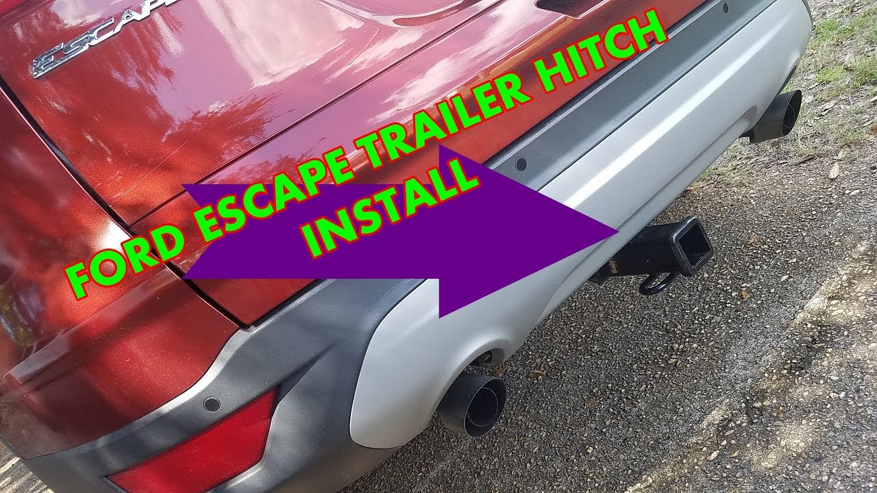 Installing a trailer hitch on 2013+ Ford Escape
