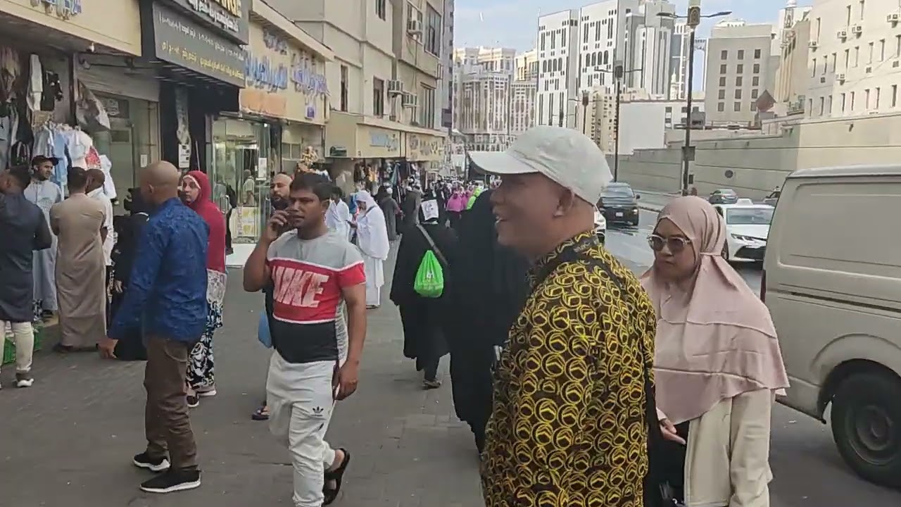 الطريق من فندق زاد السد (السكرية سابقا) نحو الحرم المكي