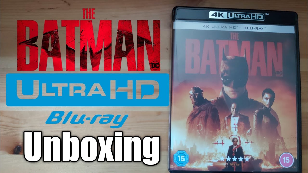 The Batman 4K Blu Ray Unboxing Amazon