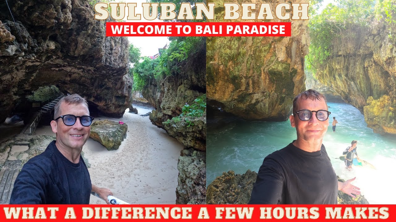Suluban Beach Bali Calm to Wild in just 4hrs, Dramatic Transformation